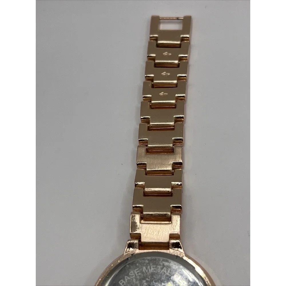 Time and Tru Women's Rose‎ Gold Quartz Watch 34mm Case- New Battery